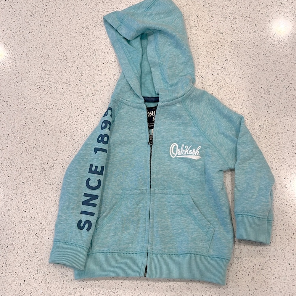 OshKosh B’gosh zip up light weight shirt/jacket infant size 9 months